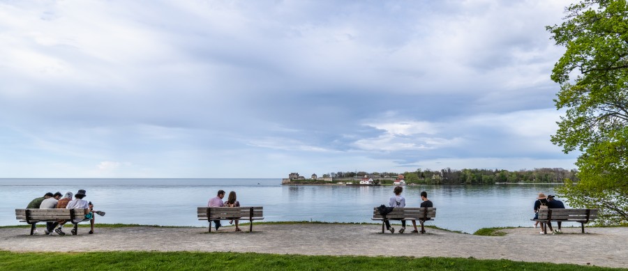 Taking in the spectacular view at Queen's Royal Park, on May 14. (Dave Van de Laar)