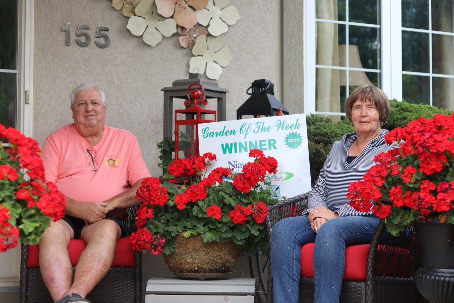 155 Loretta Dr. homeowners Brian and Jackie Lonergan. (Dariya Baiguzhiyeva/Niagara Now)