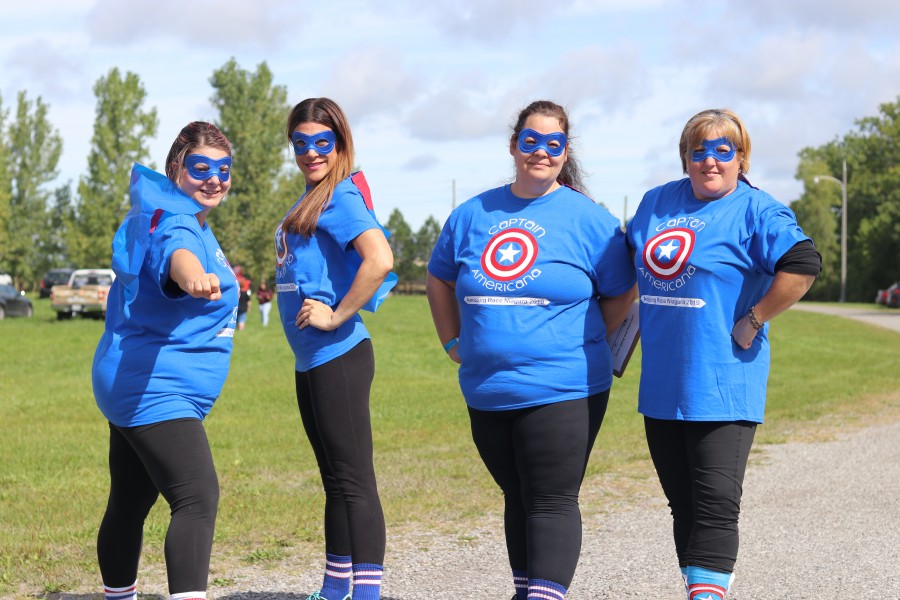 Captain Americana Team: Melissa Lecompte, Erin Brown, Dawn Fisher and Lynda Thomson. (Dariya Baiguzhiyeva/Niagara Now)
